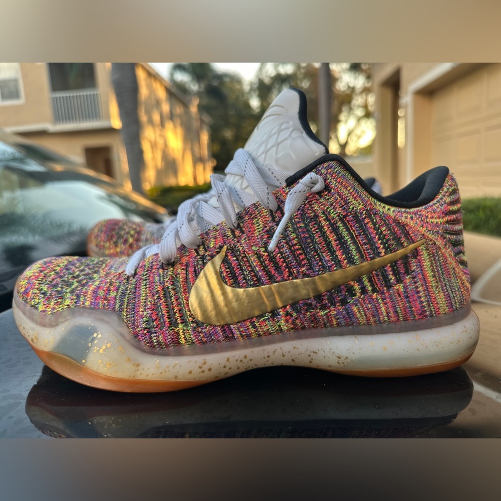 Nike Kobe x id multicolor qs. Super rare 1 of a kind!   Size 10